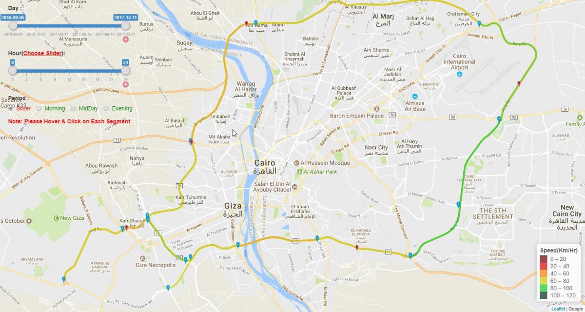 Cairo roads map